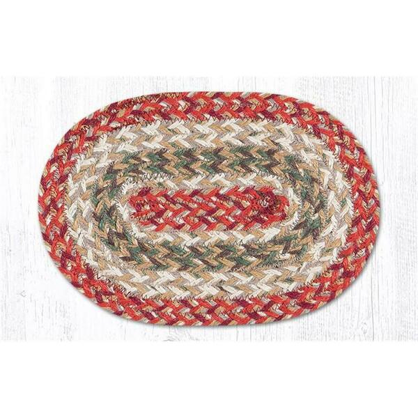 Capitol Importing Co Area Rugs, 10 X 10 In. Jute Round Olive Swatch 46-924
